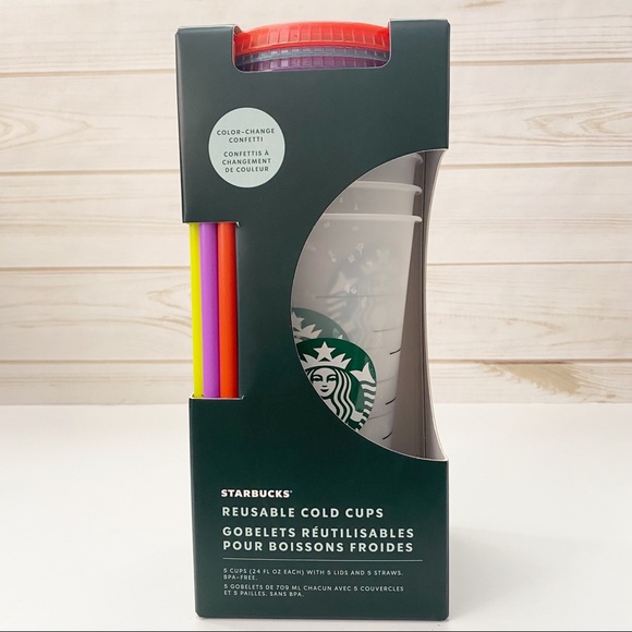 Starbucks Other - Starbucks  2021 Confetti Color Changing Cold Cup